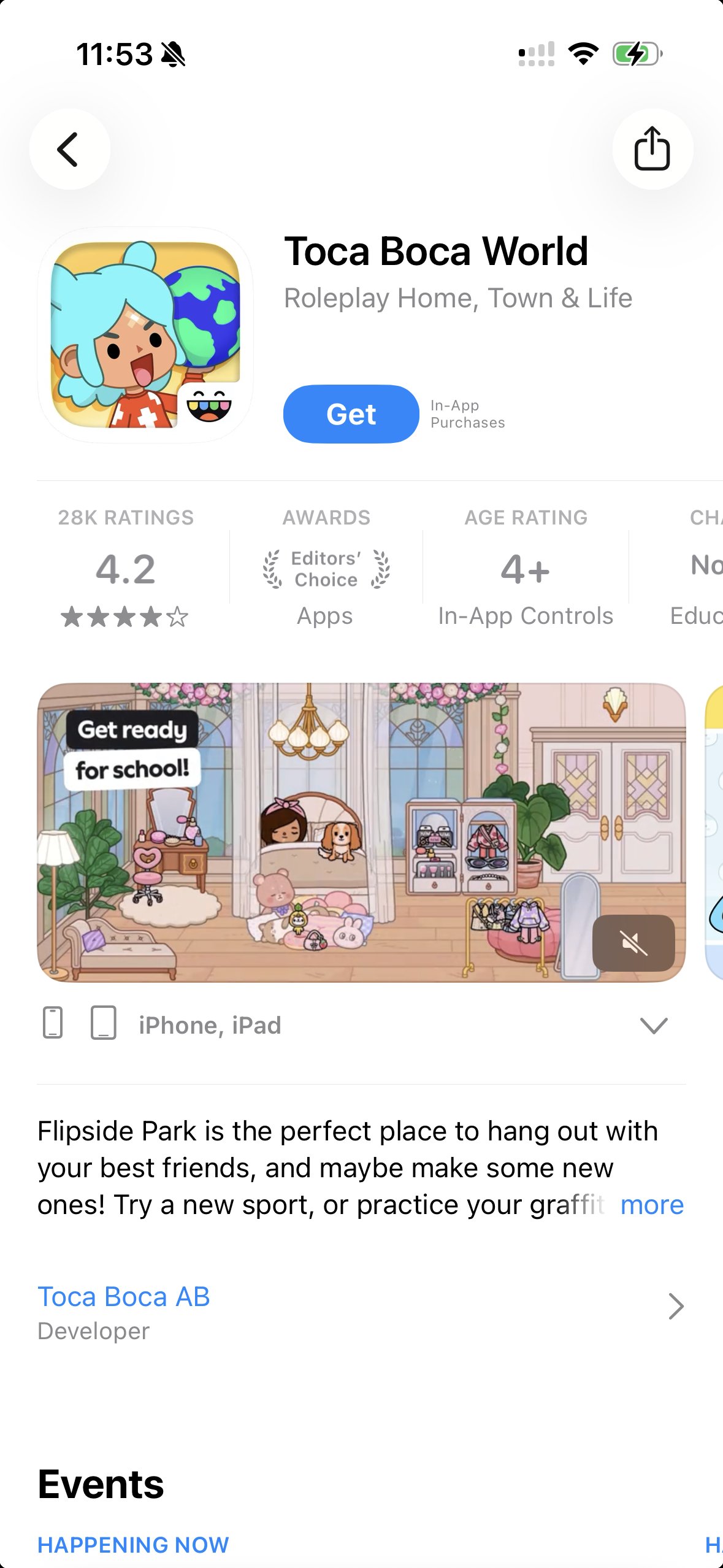 App Store — Toca Boca World