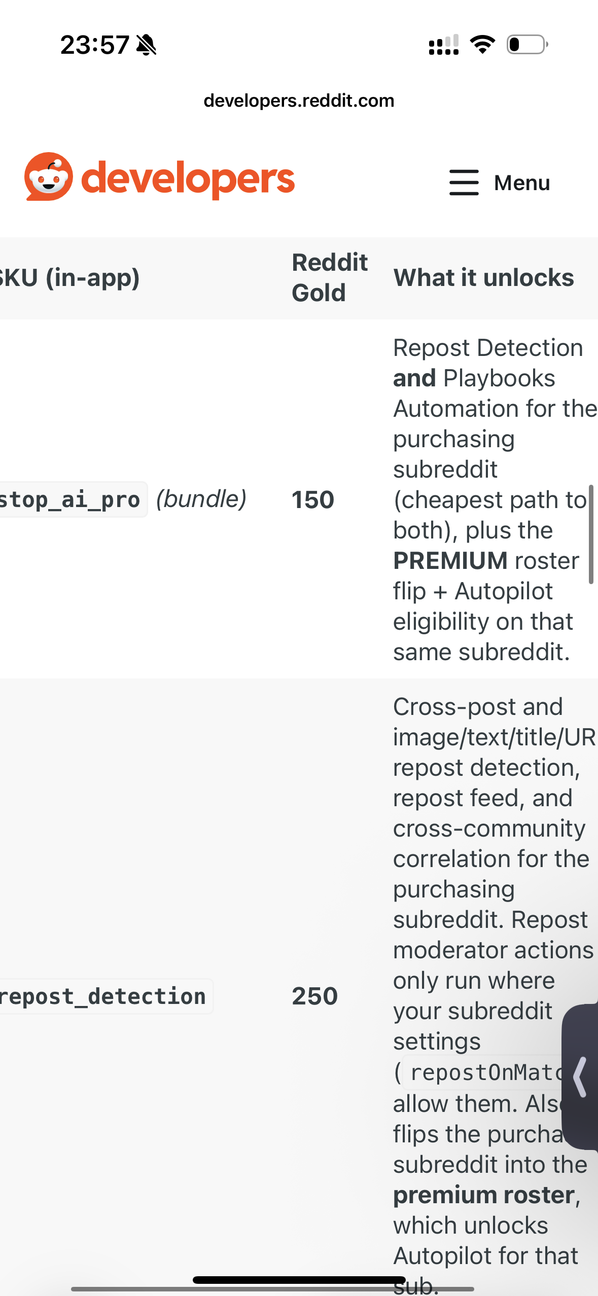 Stop AI gold-priced feature SKUs